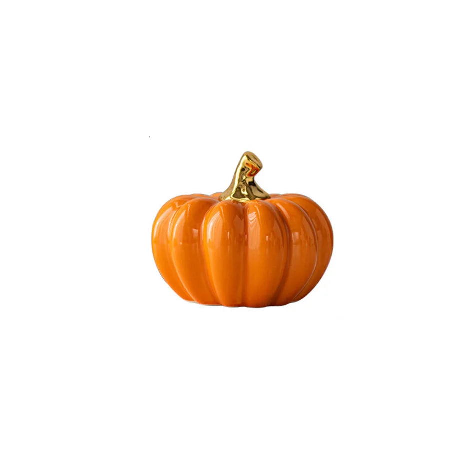 Ceramic pumpkin ornament