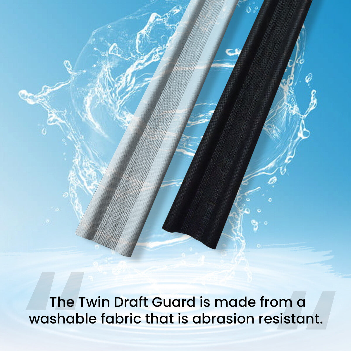 Twin Door Foam Stopper Door Draft Stoppers Excluder Insulate Cold Air Stopper