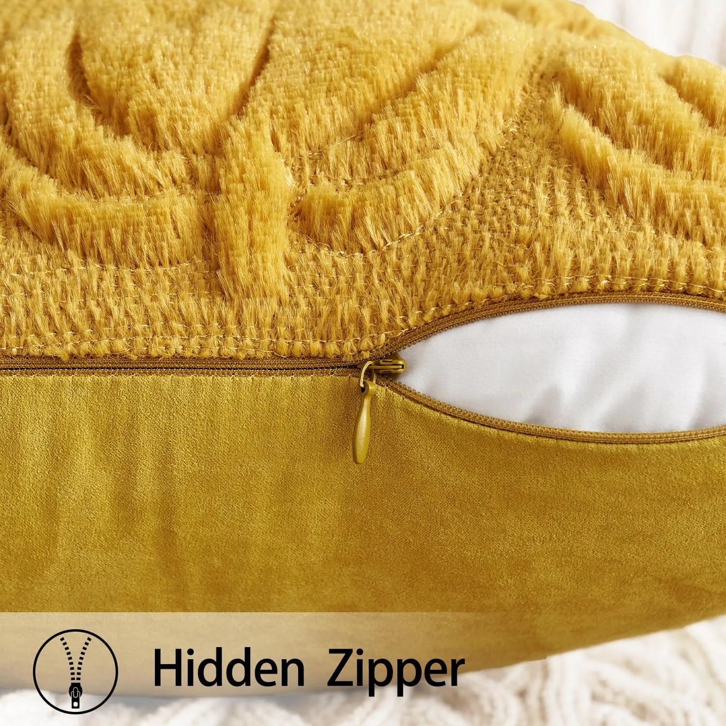 Fall Pumpkin Pillow Covers 45X45Cm Fall Decorations Autumn Yellow Throw Pillow Cases Soft Plush Faux Fur Wool Couch Cushion Case